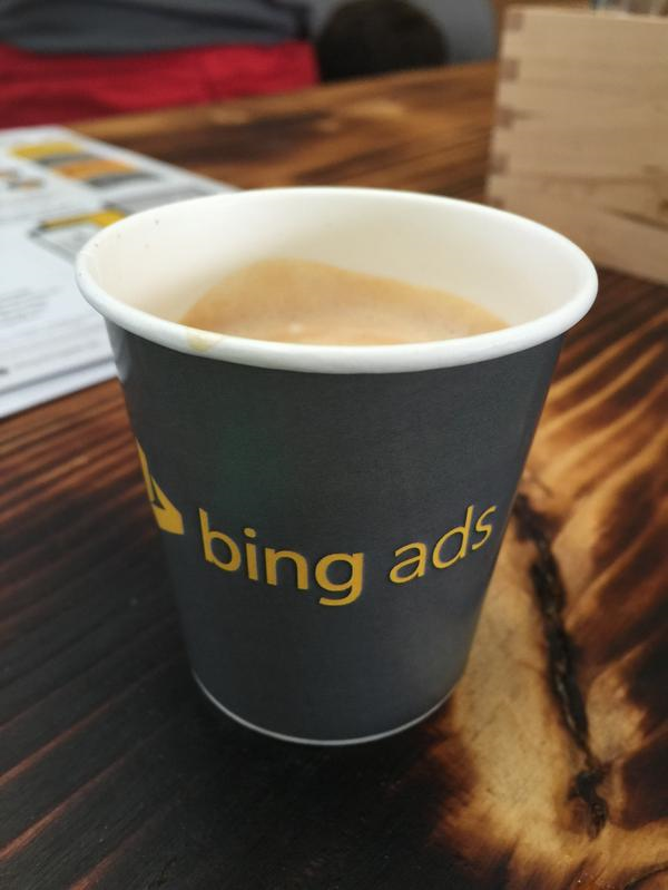 SMX Bing coffee cup